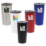 Double Wall Travel Mugs with Clear Lid