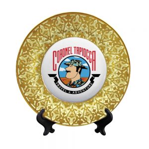 Personalize Ceramic Plate Button