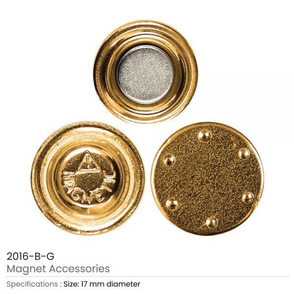 Gold Plated Round Magnets