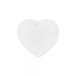 Heart personalized ceramic ornaments