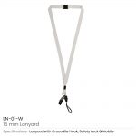 Lanyard-with-Clip-and-Mobile Holders-LN-011-W