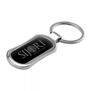 Promotional Reactangular Oval Metal Keychain