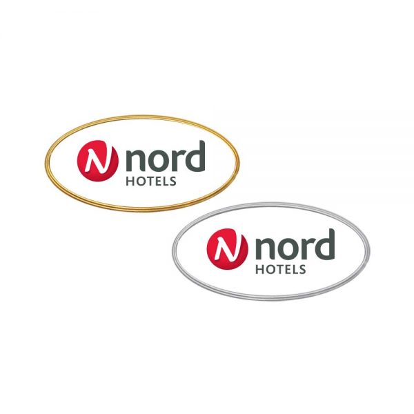 Promotional PVC Injected Oval Badges