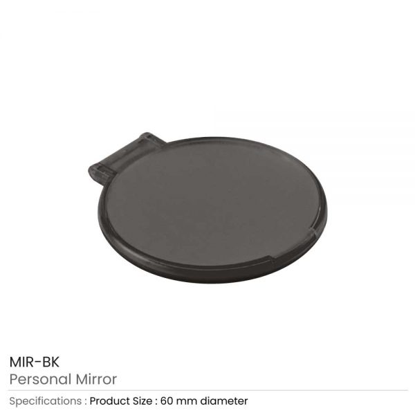 Personal Mirrors Black