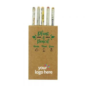 Branding Plantable A Pencils Set
