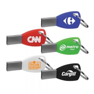 Promotional Silicone Key chain USB