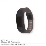 Silicone-Wristband-with-Digital-Watch-SWW-BK