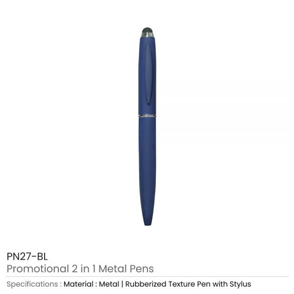 Stylus Metal Pens Blue