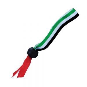 UAE Flag Ribbon Wristband