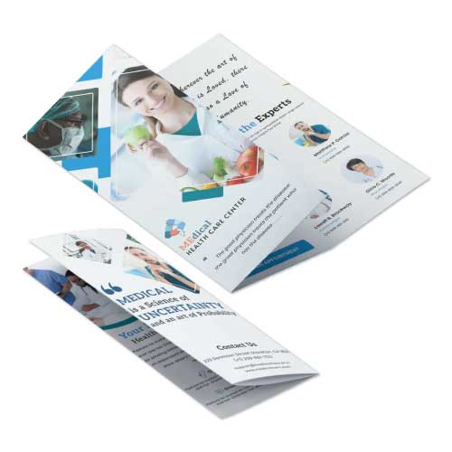 customized offset printing brochure 01