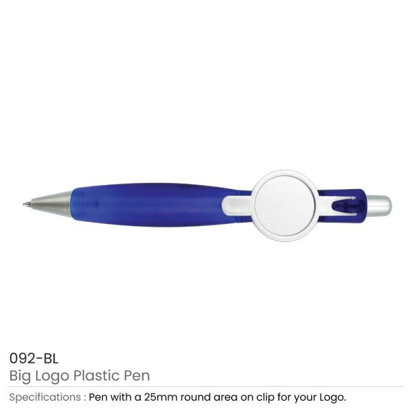 Big Logo Promotional Plastic Pens