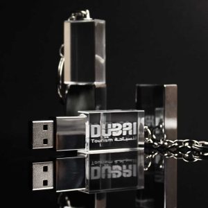 Rectangular Crystal USB with Branding