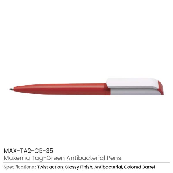 Tag Green Anti-Bacterial Pens Tag GreenAnti-Bacterial Pen 35
