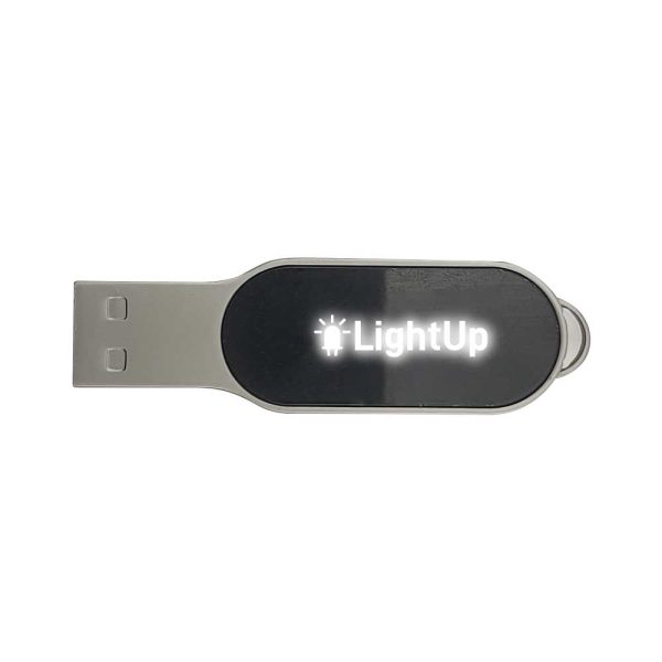 Oval Light-Up Logo USB