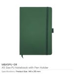 PU-Notebook-with-Pen-Holder-MBA5PU-GR