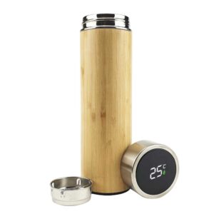 Flask with Temperature Display