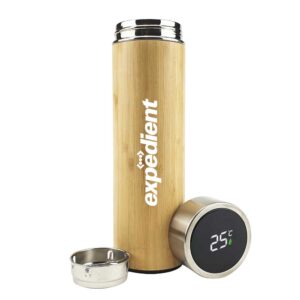 Flask with Temperature Display