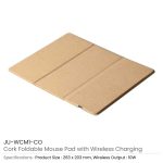 Mouse Pads with Wireless Charging JU-WCM1-CO-01