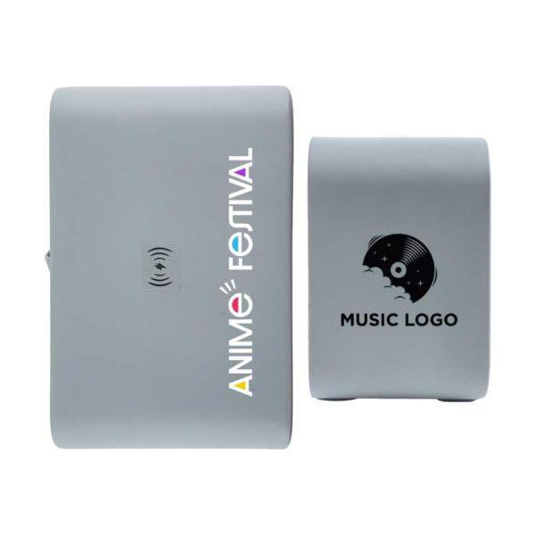Branding Wireless Charger with Clock