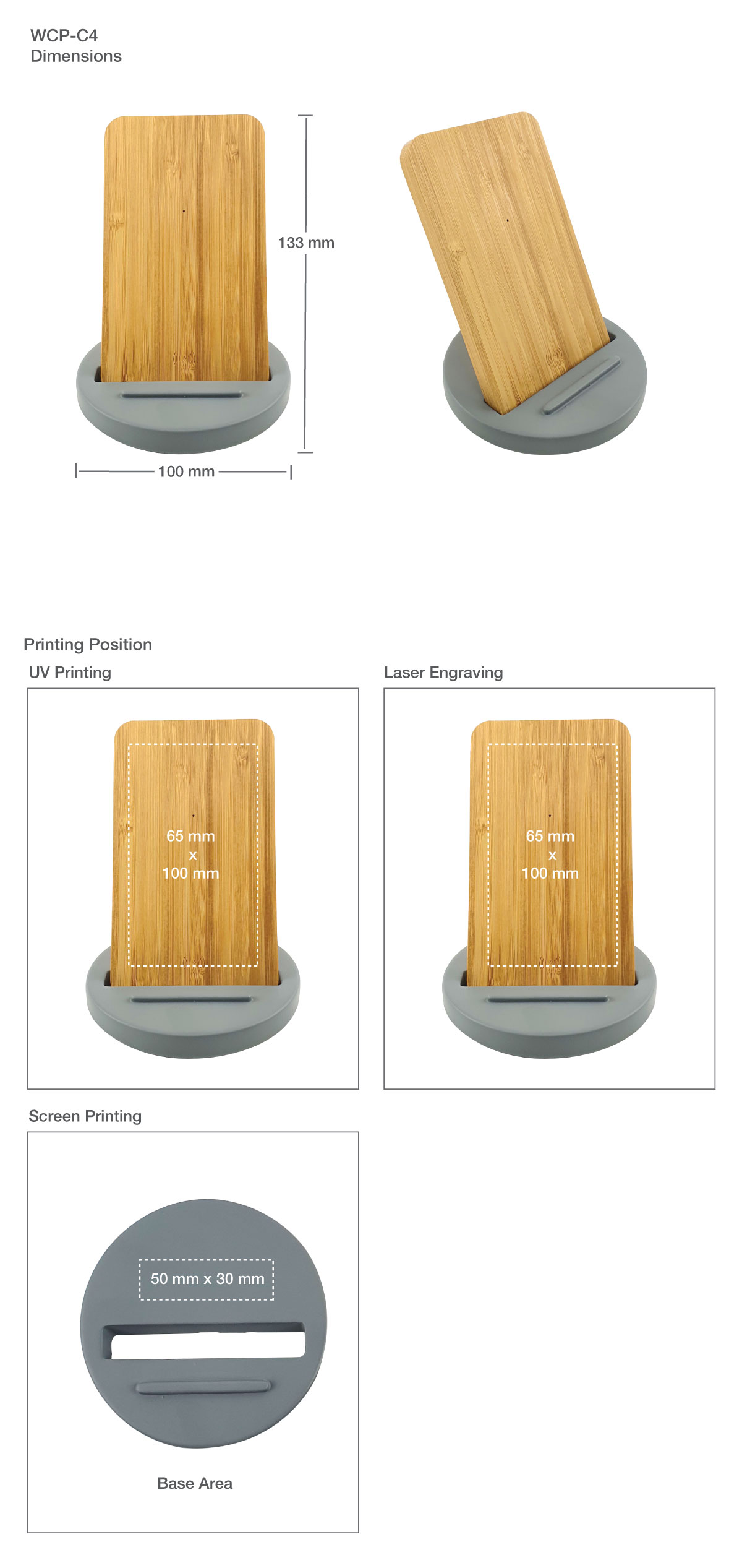 Charger Printing Details