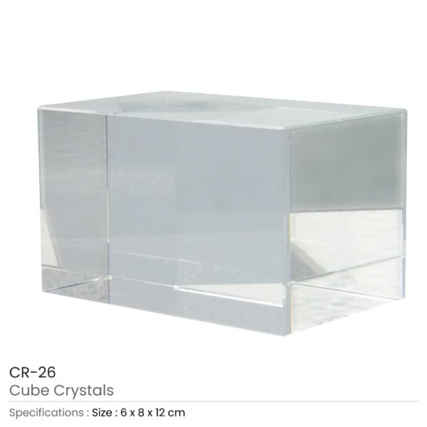 3D Rectangular Crystal Cube