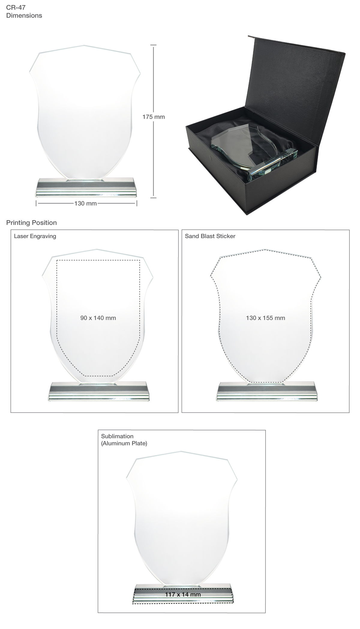 Award Printing Details