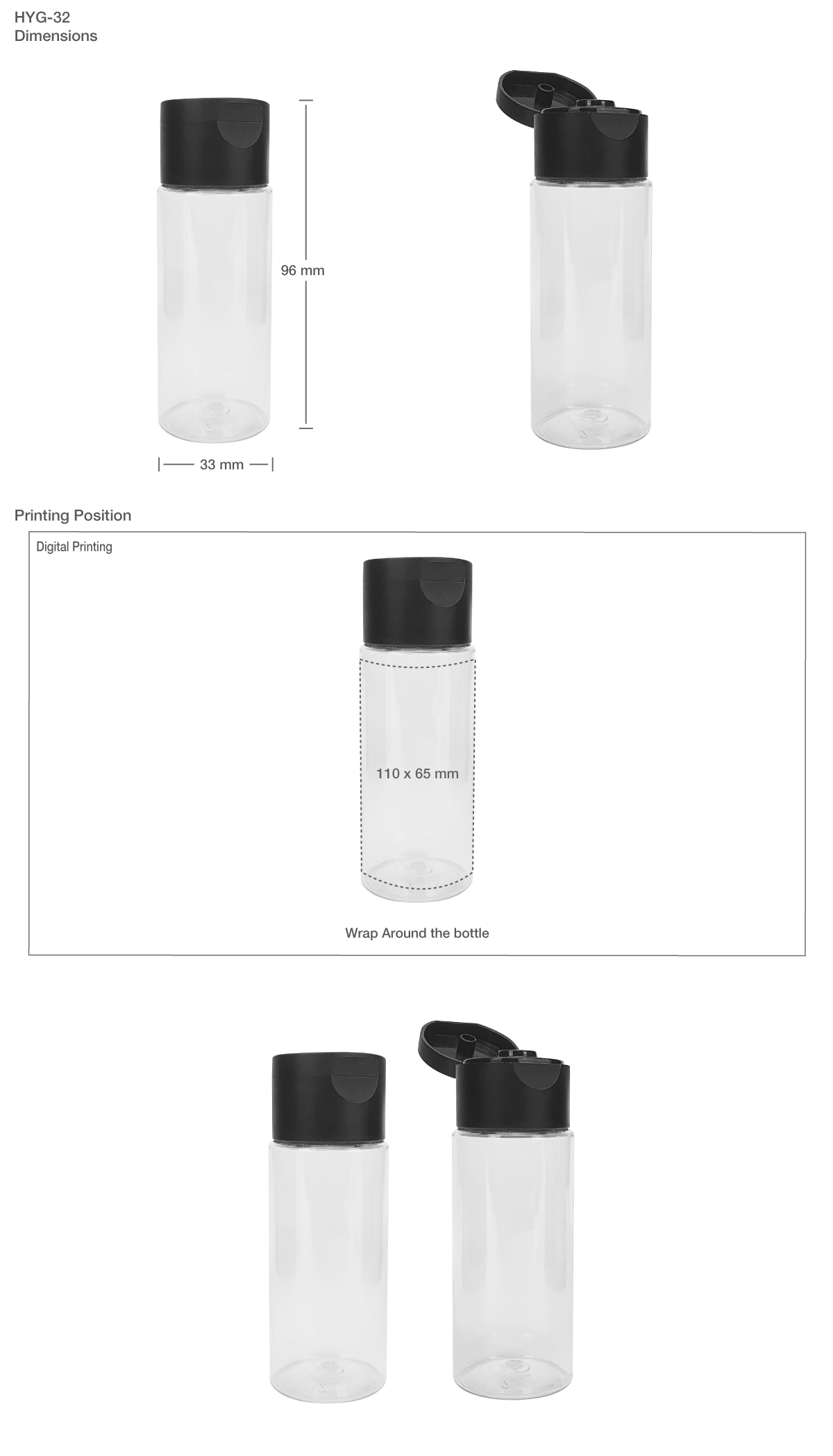 Hand Sanitizer bottles