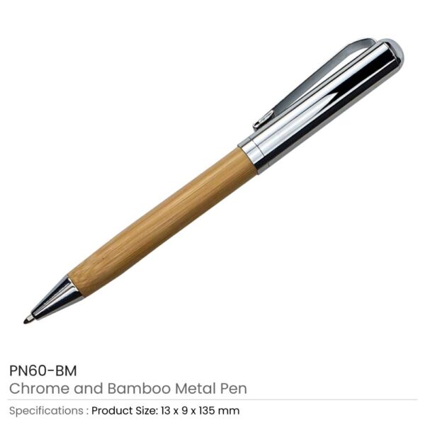 Bamboo Metal Pen