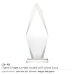 Flame-Shape-Crystal-Awards-CR-40