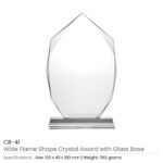 Wide-Flame-Shape-Crystal-Award-CR-41