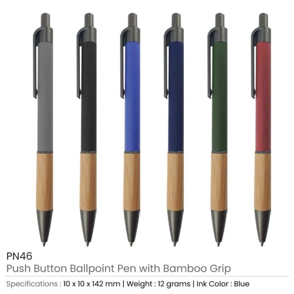 Push Button Ballpoint Pens