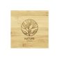 Branding Bamboo Tea Coasters