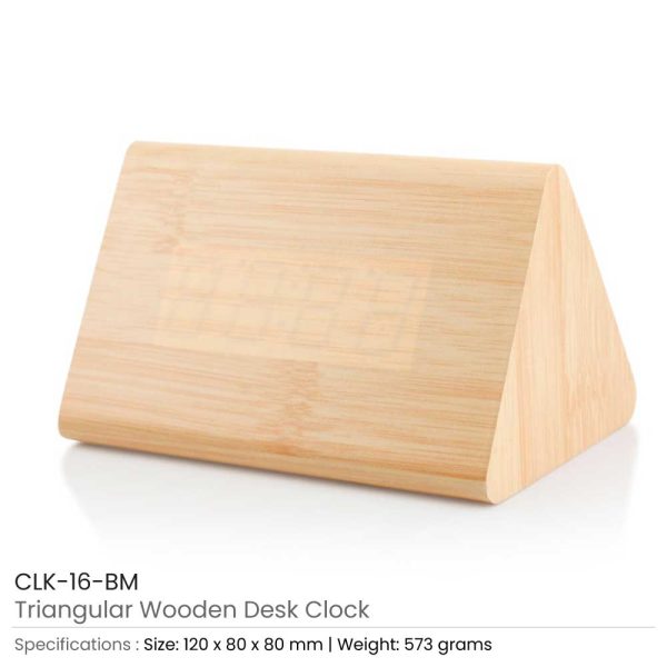 Triangular-Wooden-Desk-Clocks-CLK-16-BM-1
