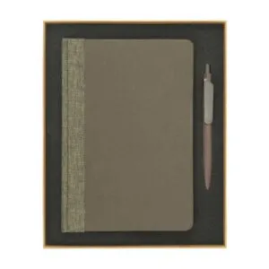 Coffee Journal Set with A5 Size Notebook and Pen