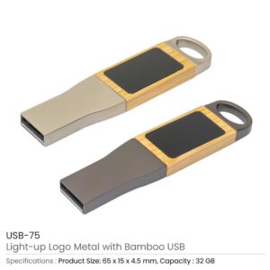 Light-Up Logo USB Flash Drives 32GB - Image 3