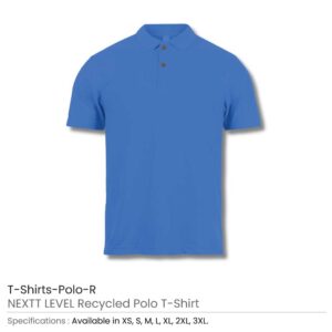 NEXTT LEVEL Recycled Polo T-Shirts - Image 10