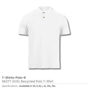 NEXTT LEVEL Recycled Polo T-Shirts - Image 8