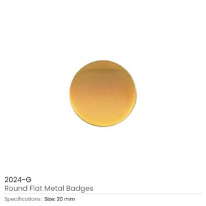 Round Flat Metal Badges 20mm - Image 4