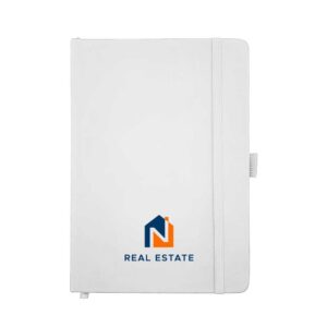 PU Notebook with Pen Holder - Image 3