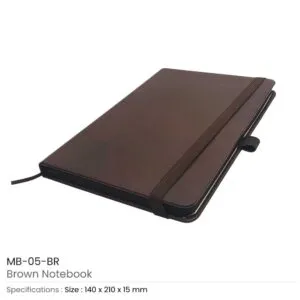 Brown Leather Notebook - Image 4