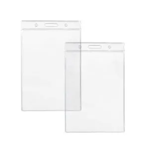 Clear Plastic ID Card Holder