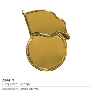 Flag Metal Badges - Image 3