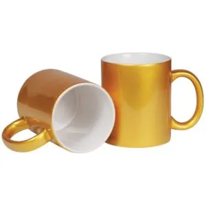 Gold Ceramic Mugs