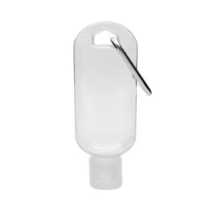 Hand Sanitizer Gel with Carabiner Clip