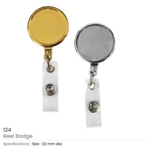 Round Metal Reel Badges - Image 5