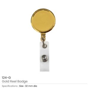 Round Metal Reel Badges - Image 4
