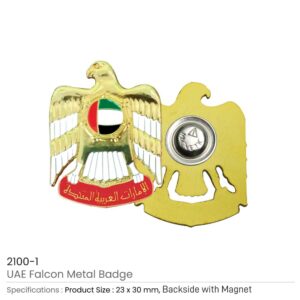 UAE Falcon Badges with Magnet - Image 4