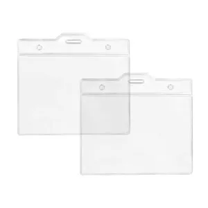 Clear Plastic ID Card Holder