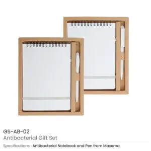 Antibacterial Gift Sets with Notepad and Pen - Image 3