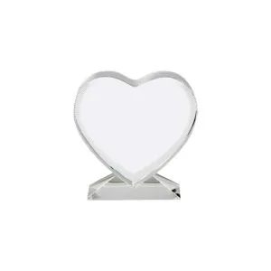Heart Shaped Photo Crystals